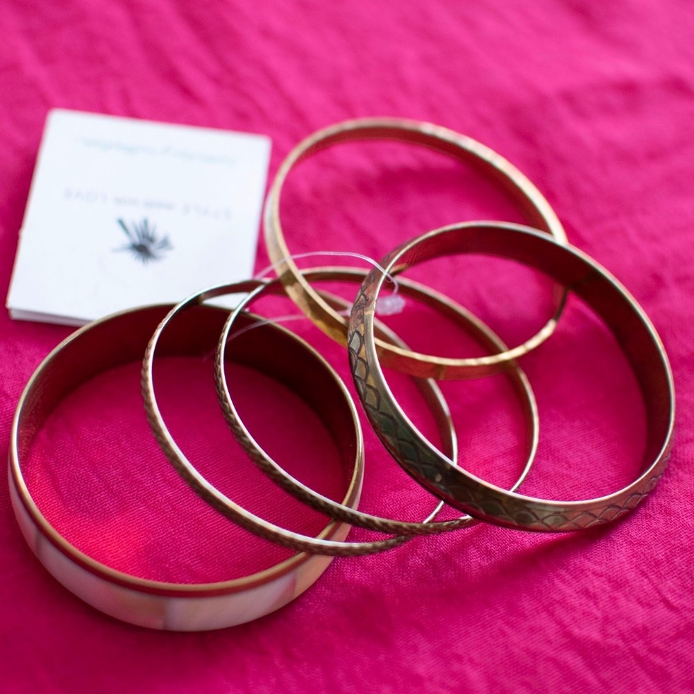 Noonday Refined Bangles - NWT
